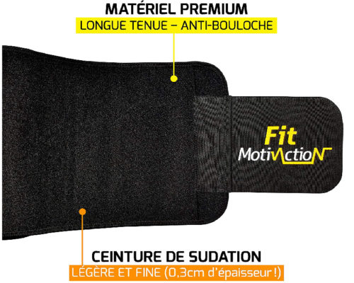 Ceinture abdominale de sudation